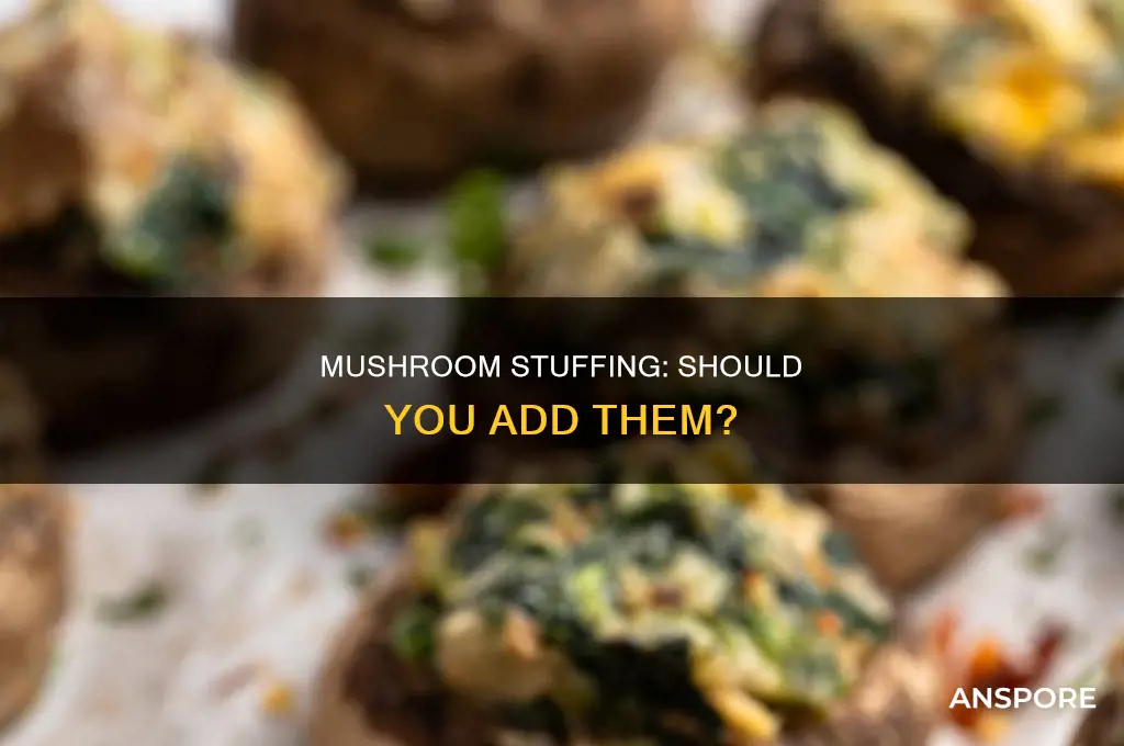 do you put mushrooms in stuffing