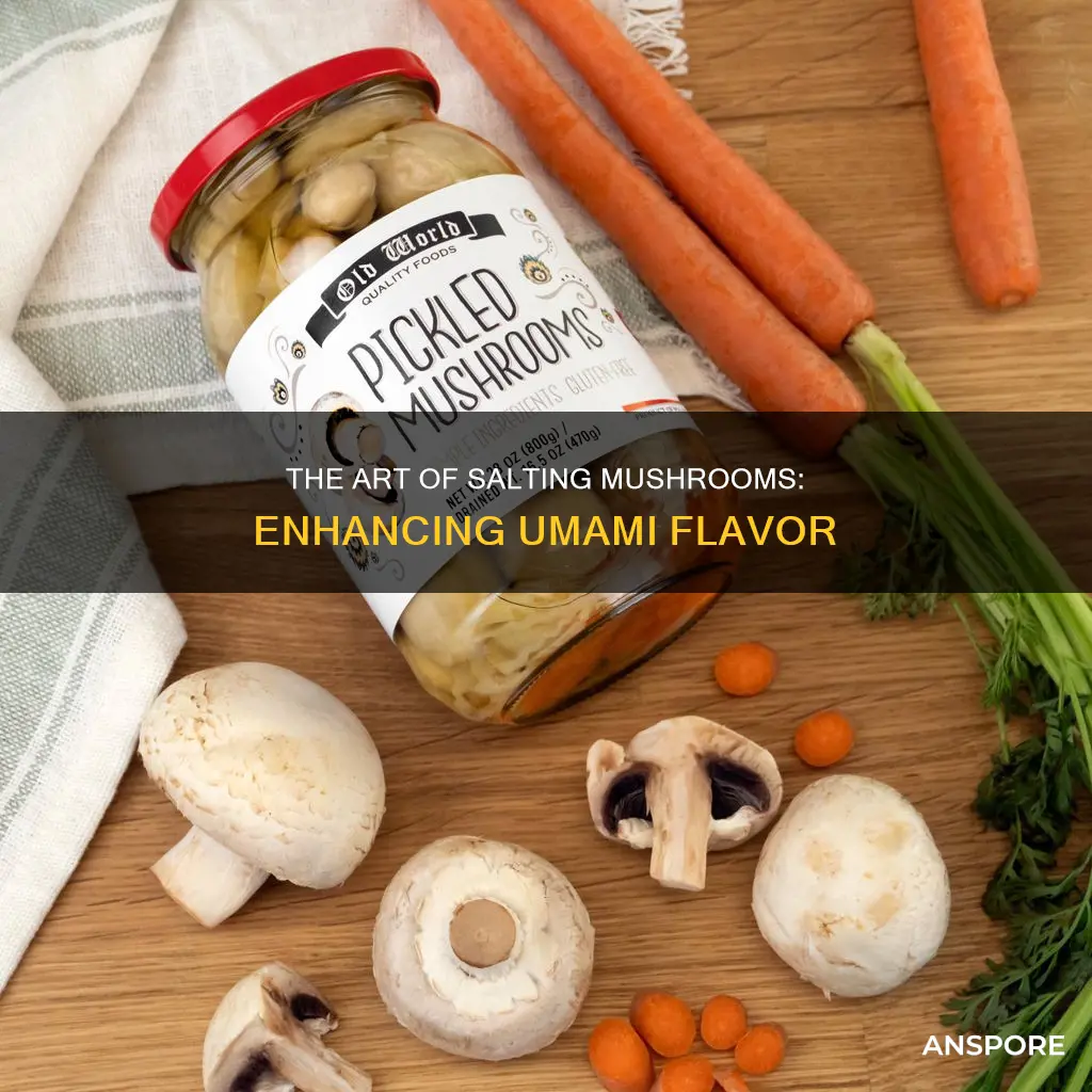 do you salt mushrooms