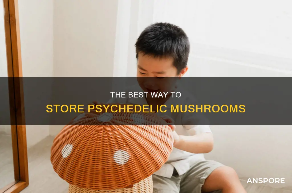 do you store psychedelic mushrooms in the fridge
