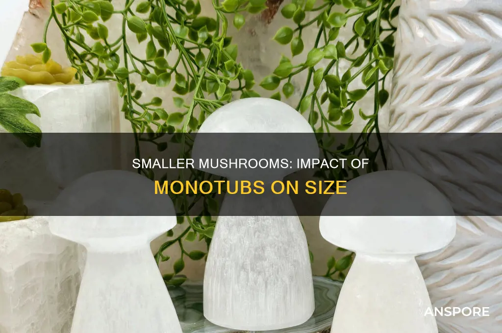 does a smaller monotu create smaller mushrooms