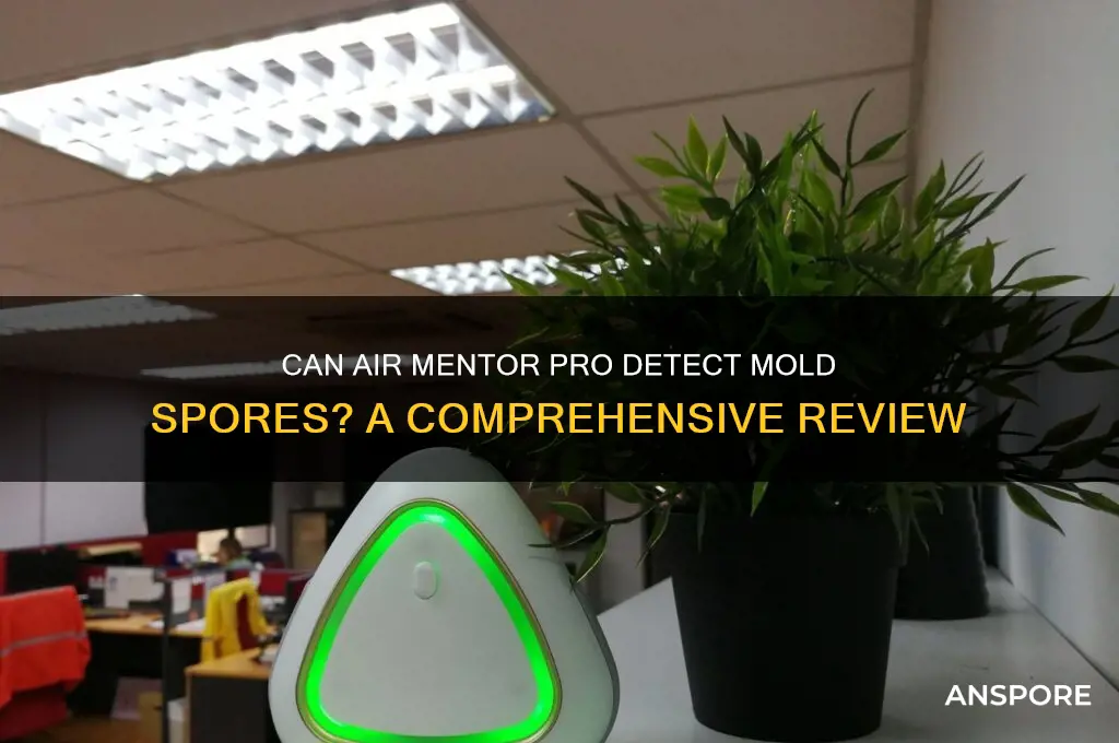 does air mentor pro detect mold spores