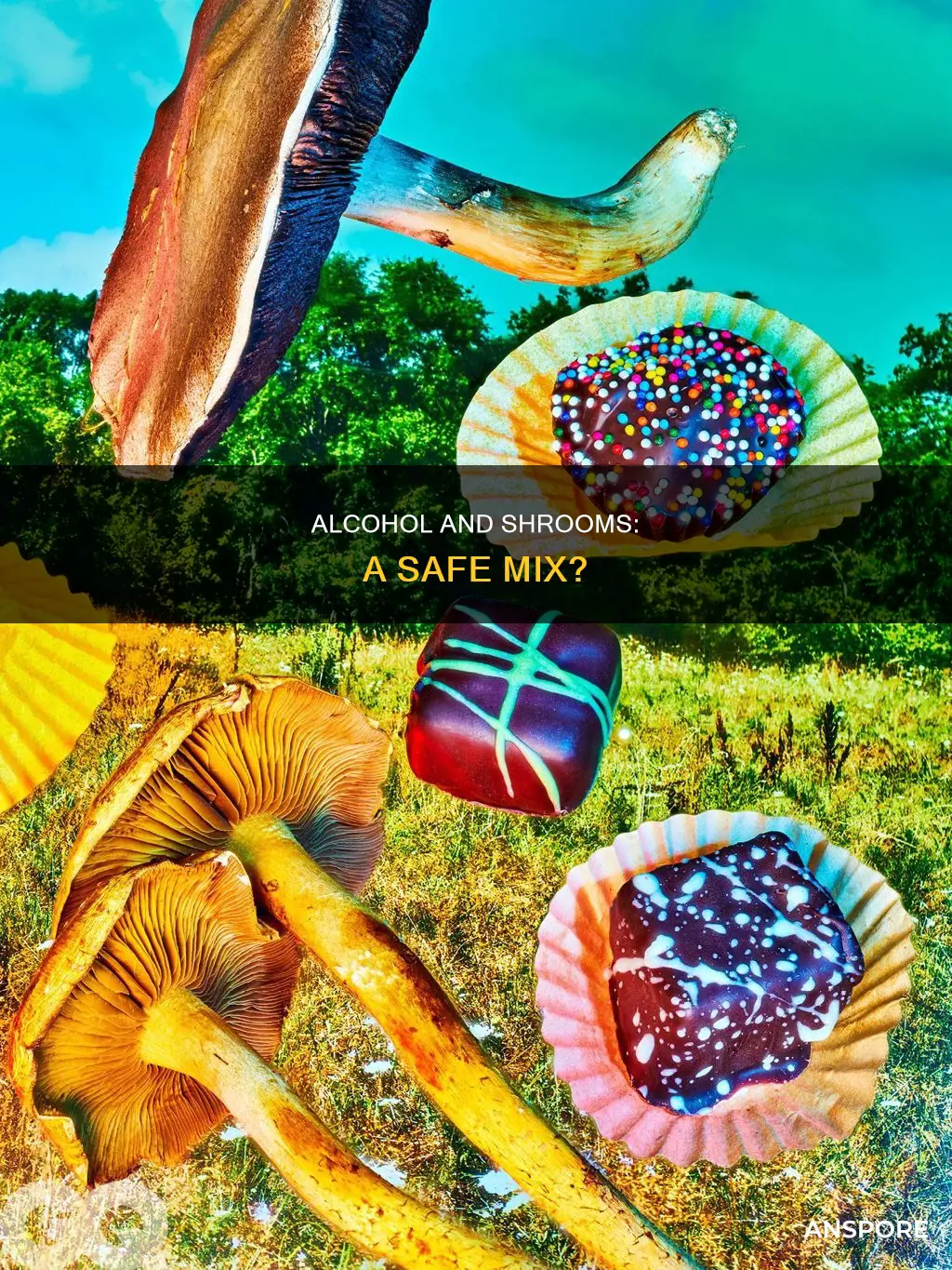 does alcohol affect mushroom trips