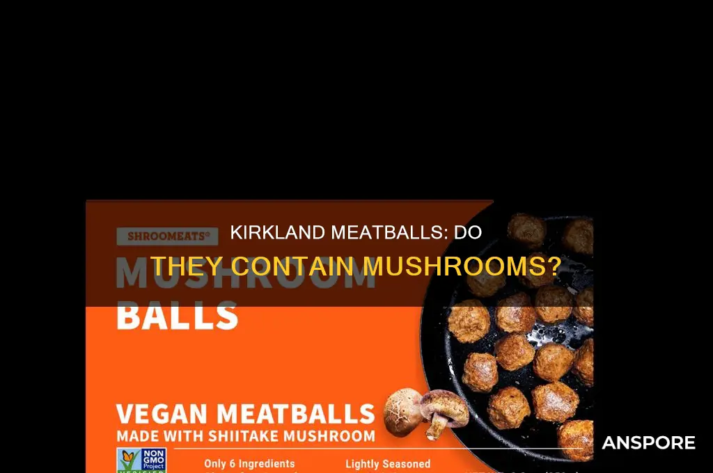 does any kirkland meatballs have mushrooms