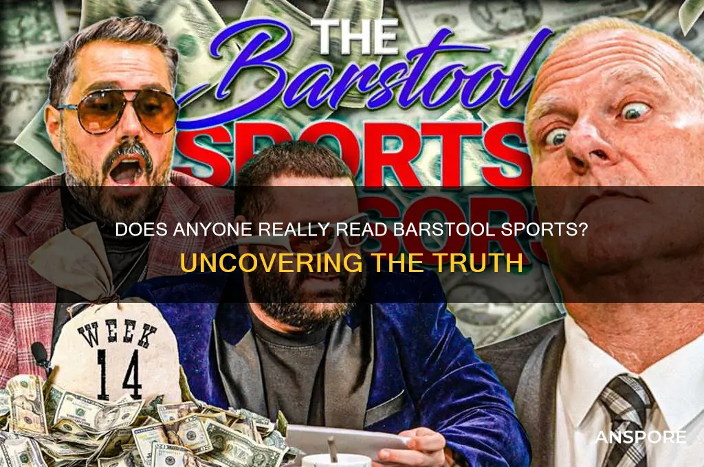does anybody actually read barstool spors