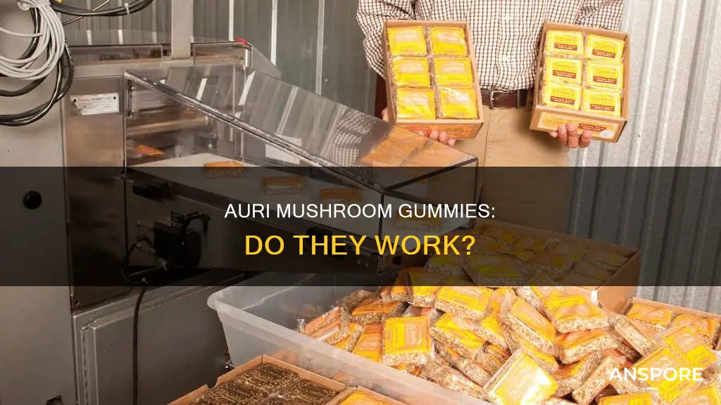 does auri mushroom gummies work
