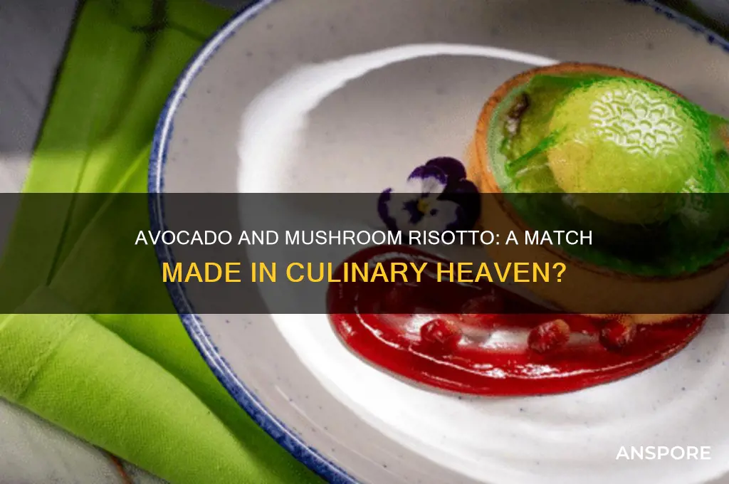 does avocado taste good with mushroom risotto