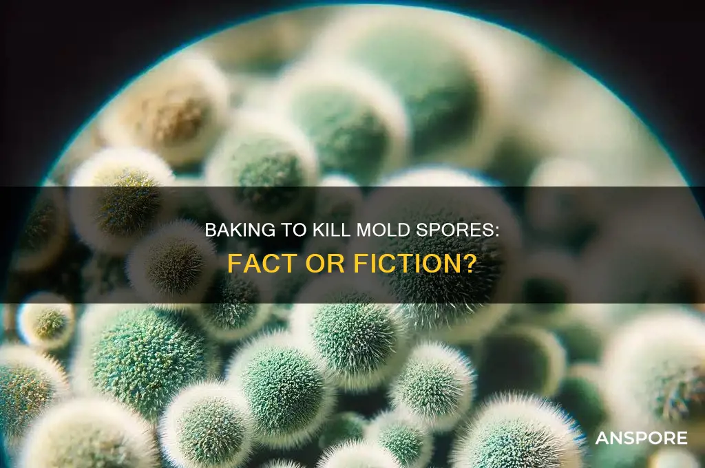 does baking kill mold spores