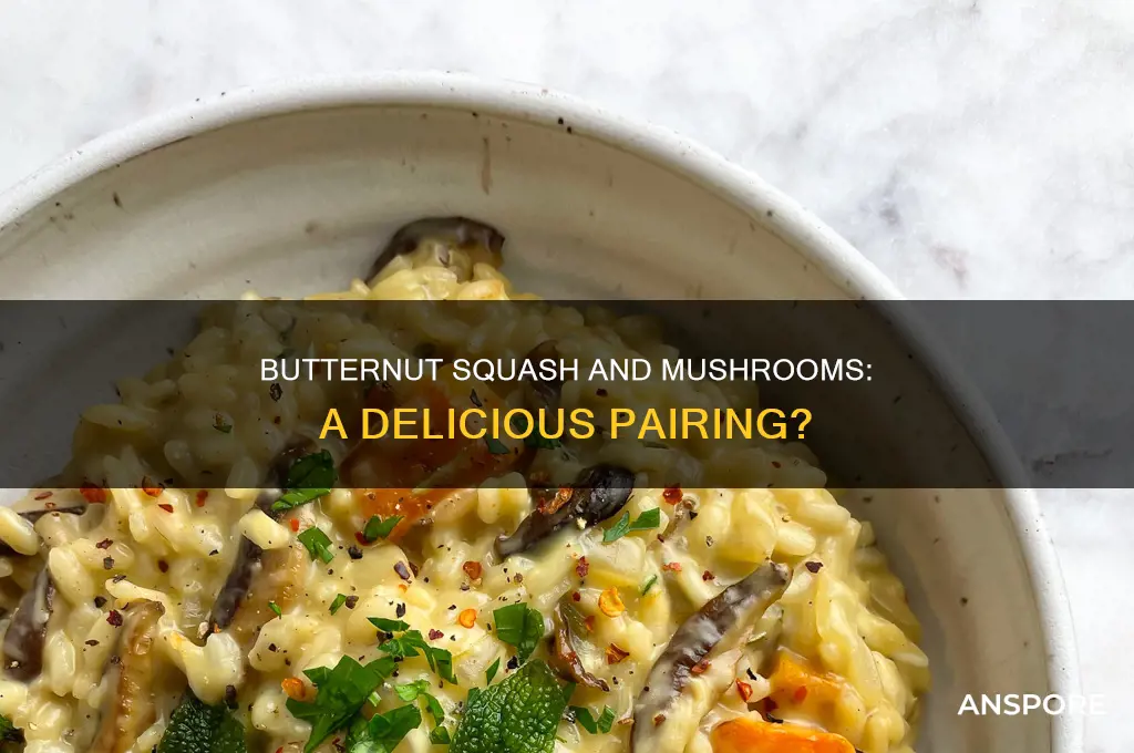 does butternut squash and mushrooms go together