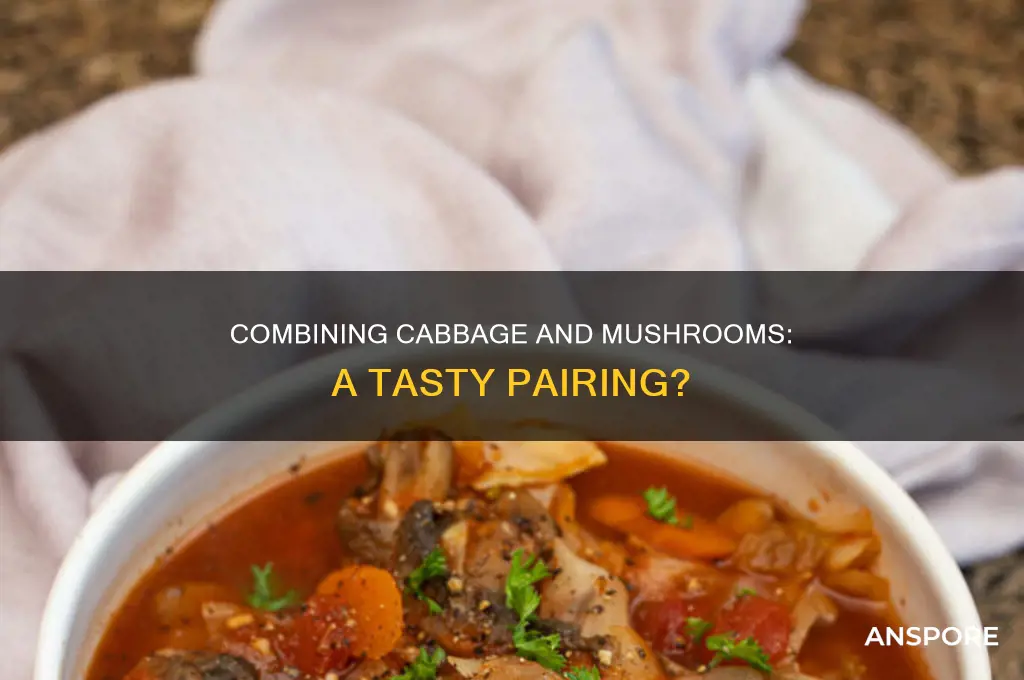 does cabbage and mushrooms go together