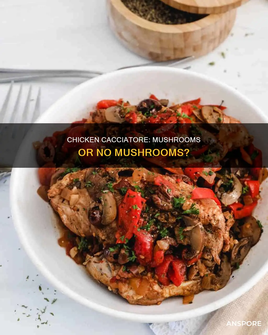 does chicken cacciatore have mushrooms