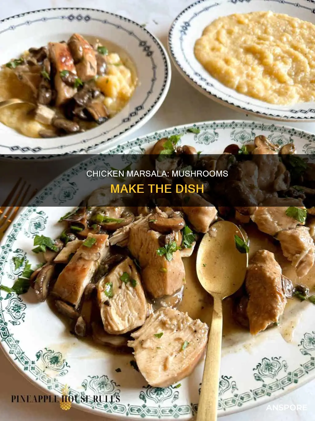 does chicken marsala have mushrooms