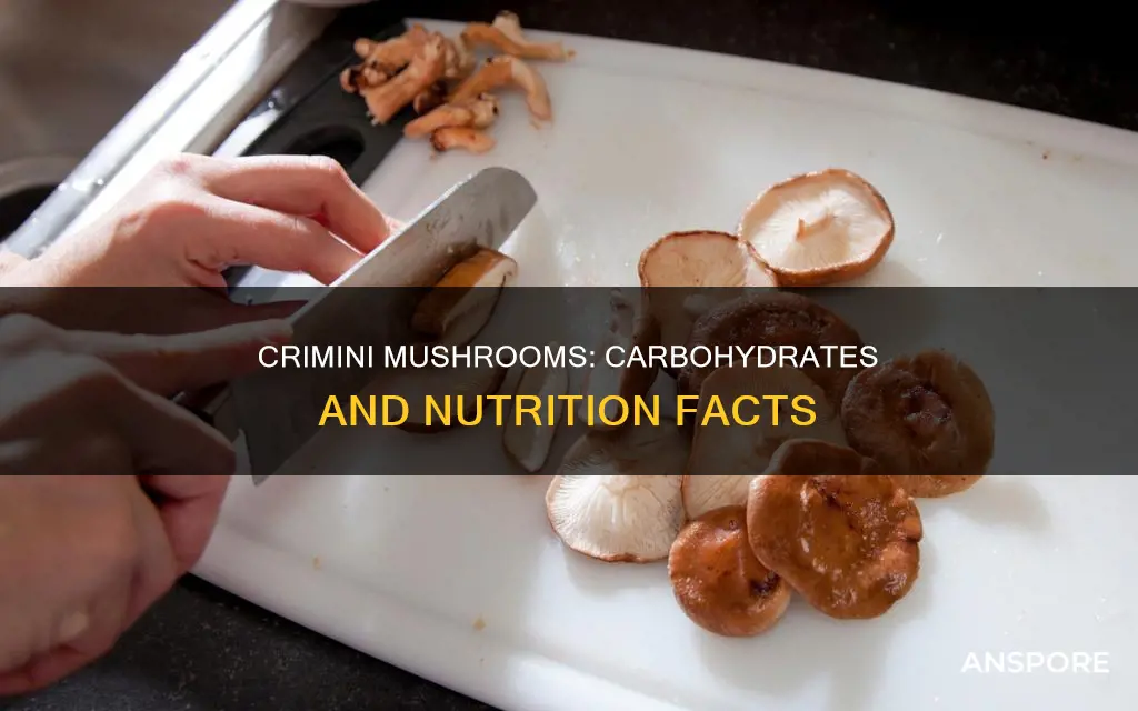 does crimini mushrooms have carbohydrates
