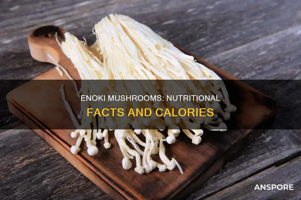 does enoki mushroom have calories