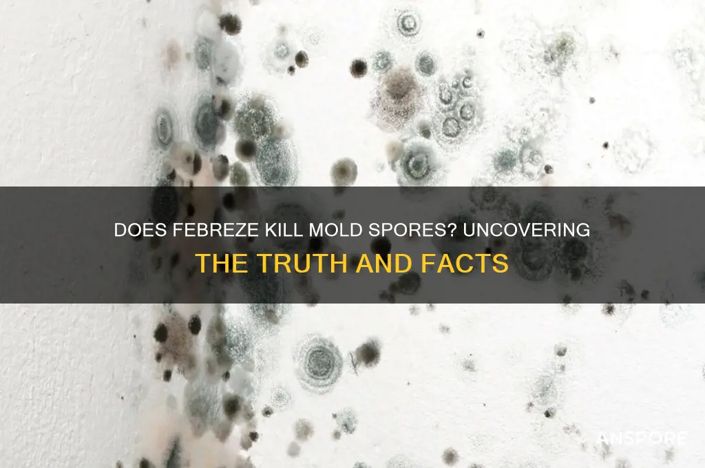 does febreze kill mold spores