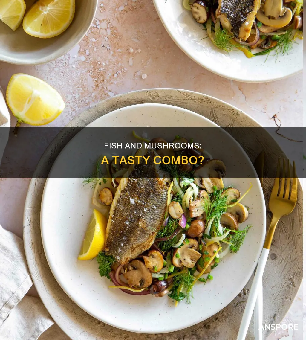 does fish go with mushrooms