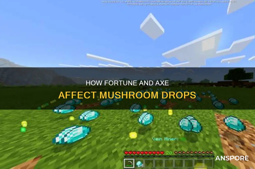 does fortune on axe affect mushroom drops