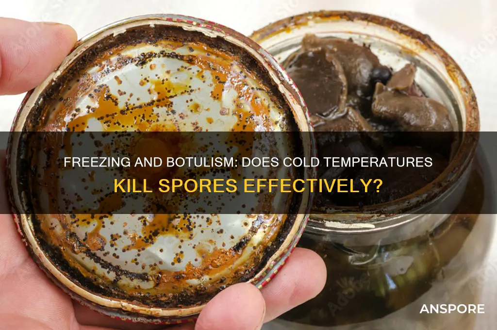 does freezing kill botulism spores