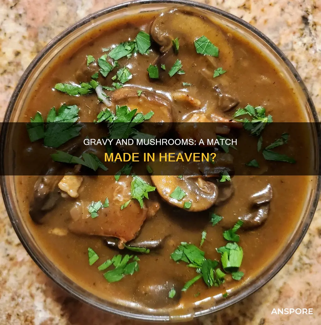 does gravy have mushrooms