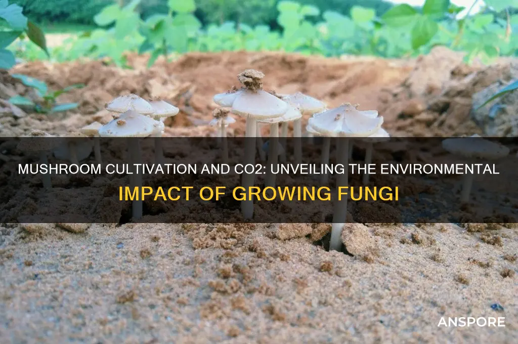 does growing mushrooms create co2