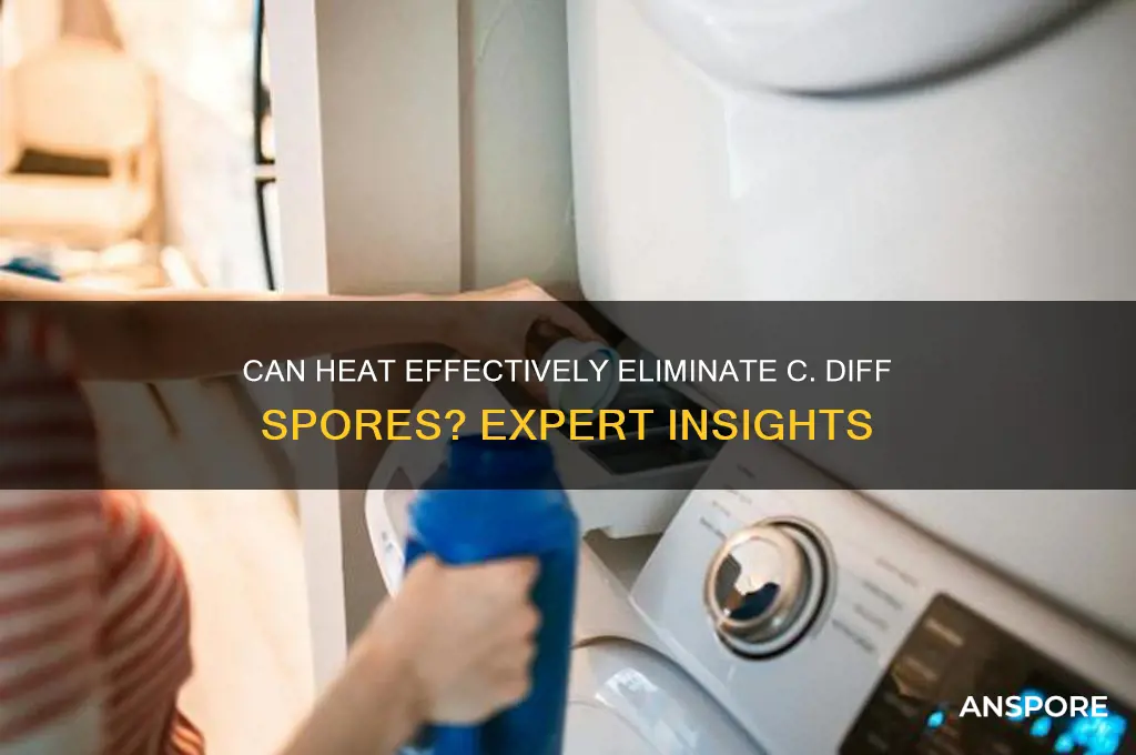 does heat kill c diff spores