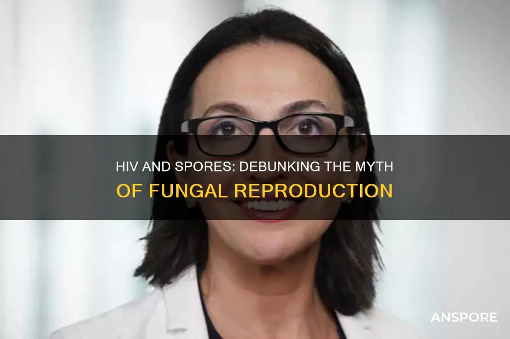 does hiv produce spores