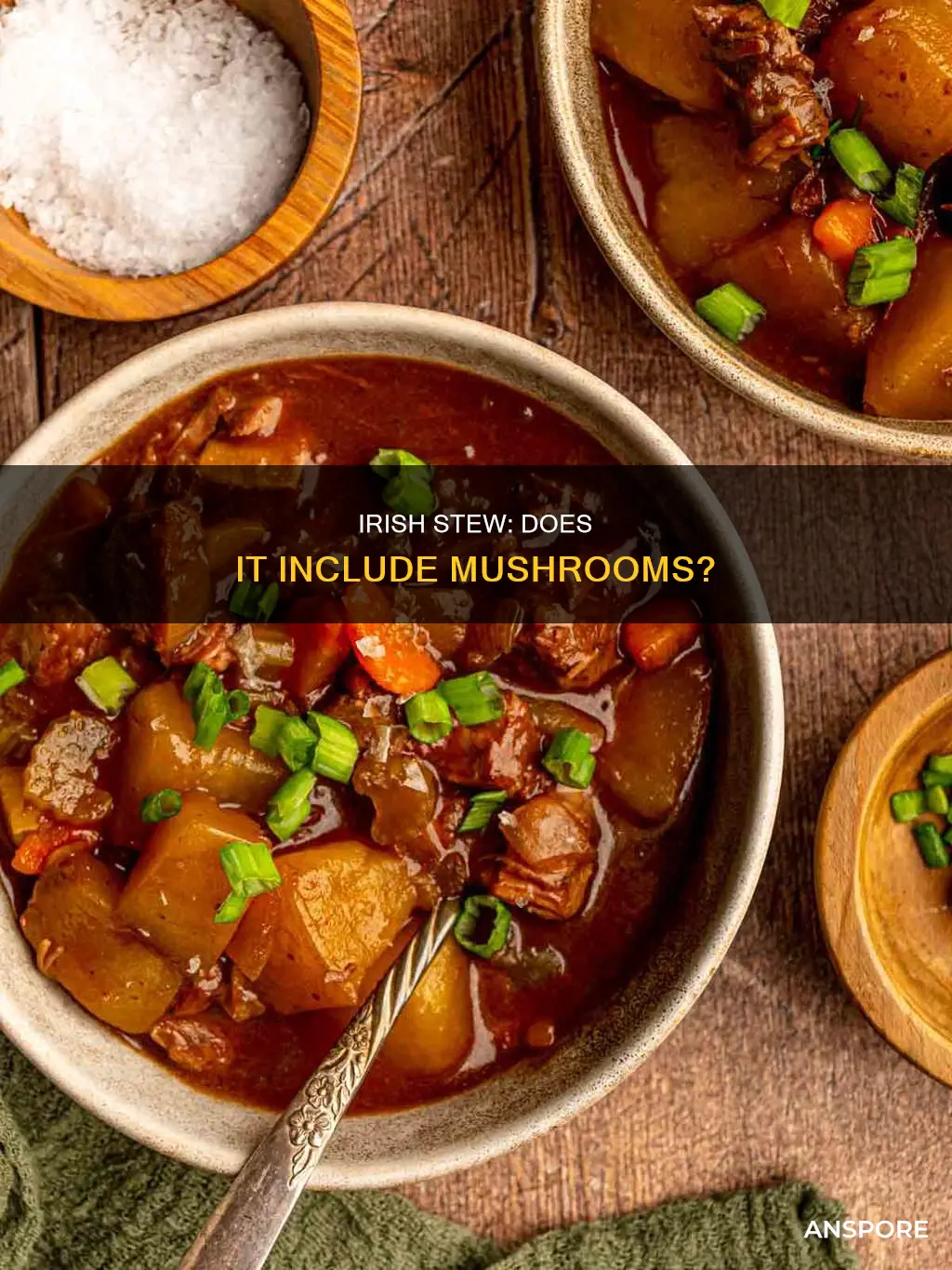does irish stew have mushrooms