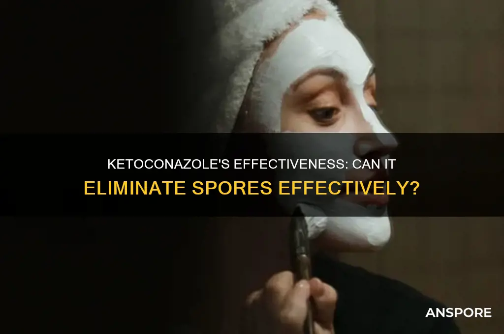 does ketoconazole kill spores