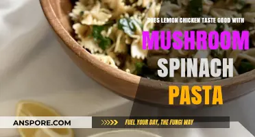 Lemon Chicken and Mushroom Spinach Pasta: A Flavorful Match?