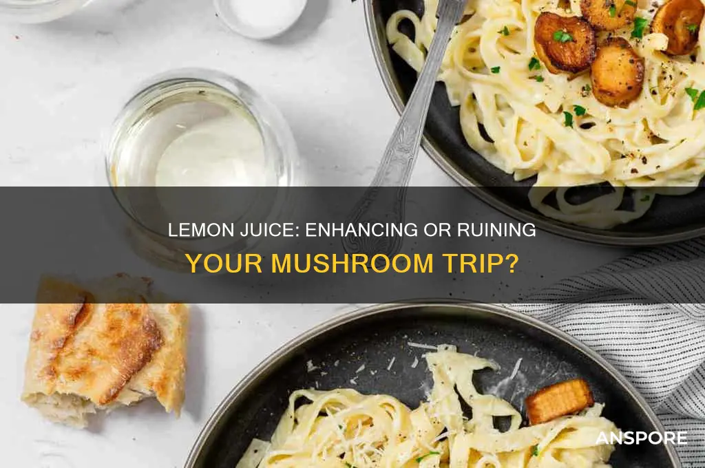 does lemon juice enhance mushroom trip