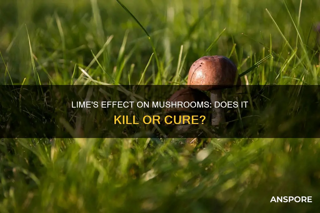 does lime kill mushrooms