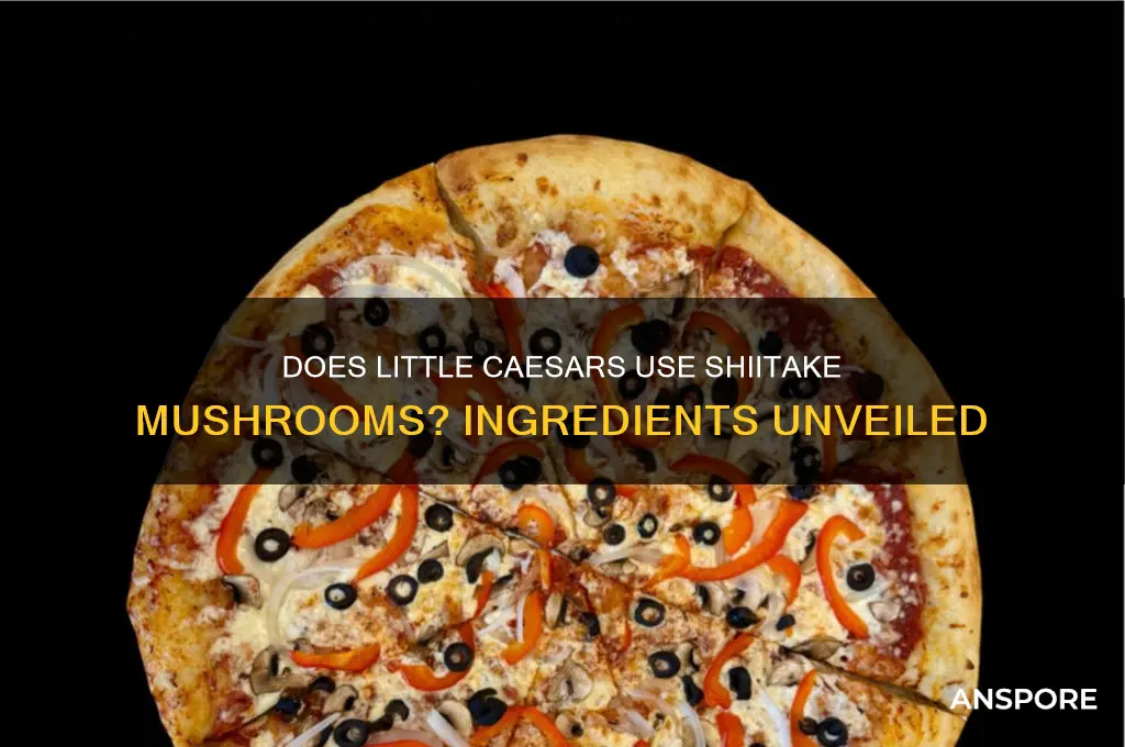 does little caesars use shitake mushrooms