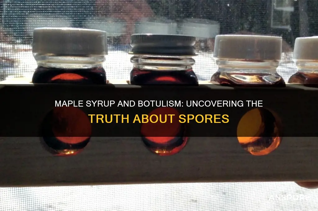 does maple syrup contain botulism spores