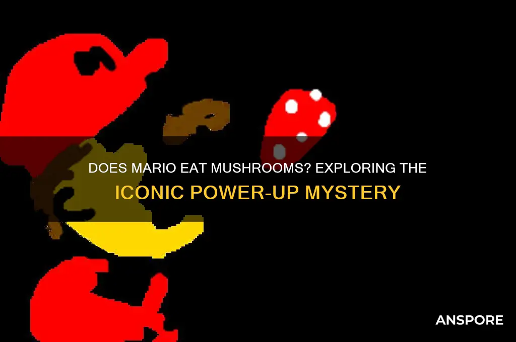 does mario eat mushrooms
