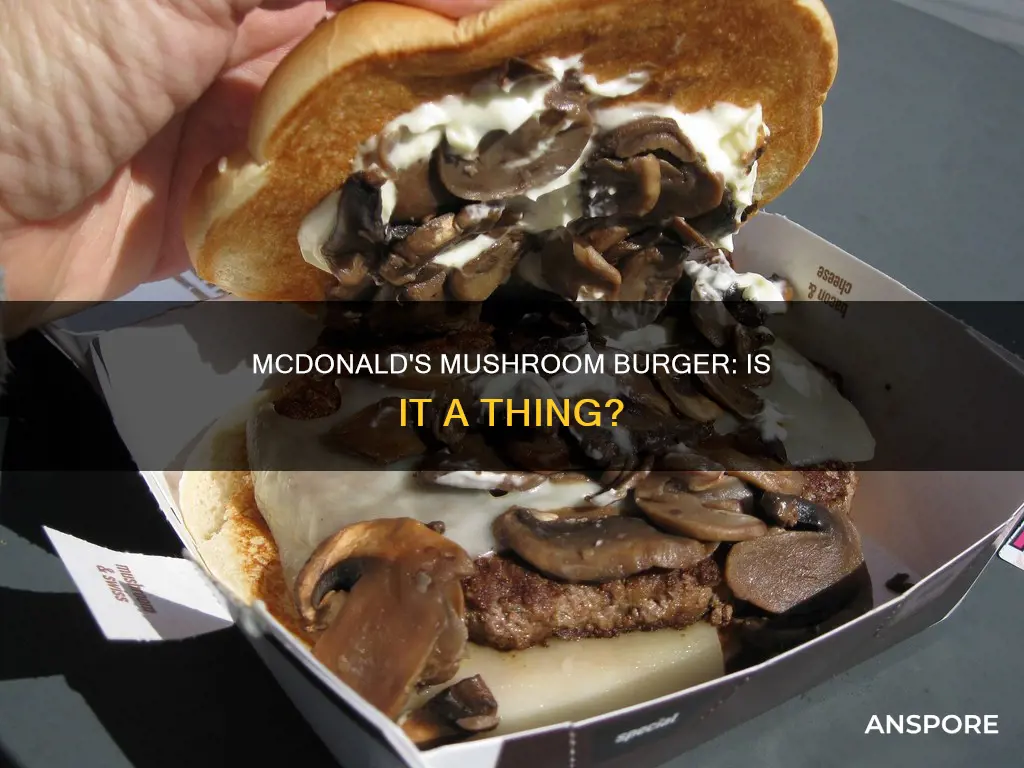 does mcdonalds have mushroom burger