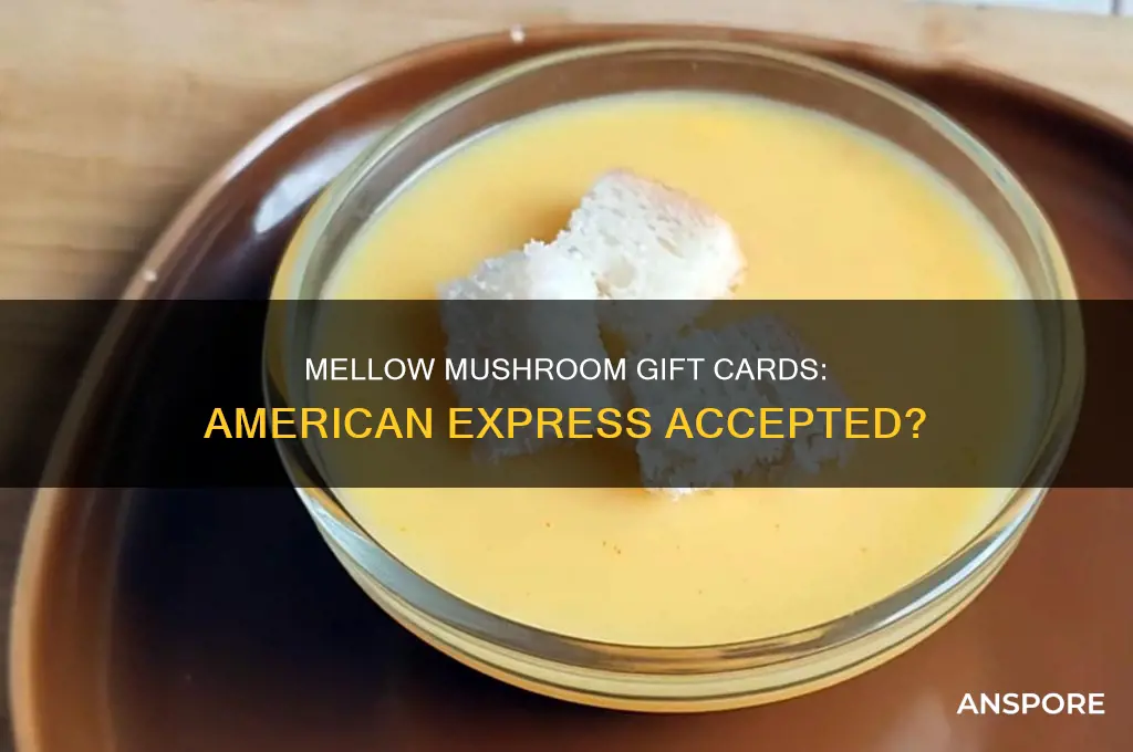does mellow mushroom take american express gift cards