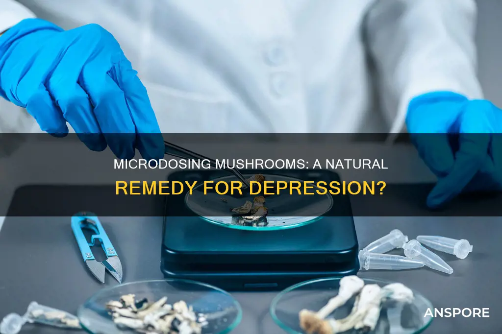 does microdosing mushrooms help depression