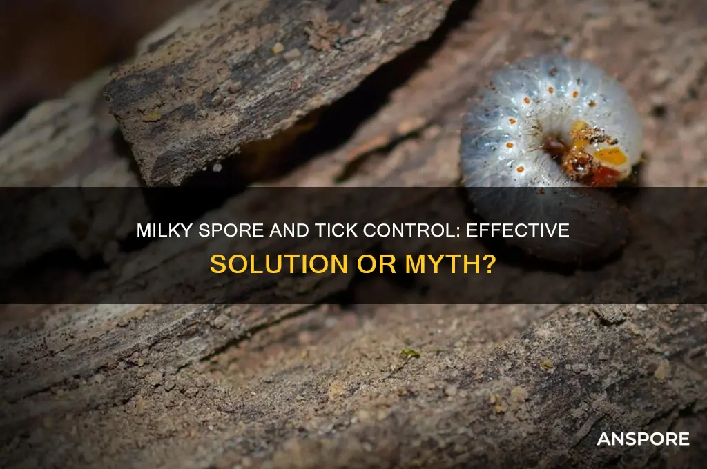 does milky spore kill ticks
