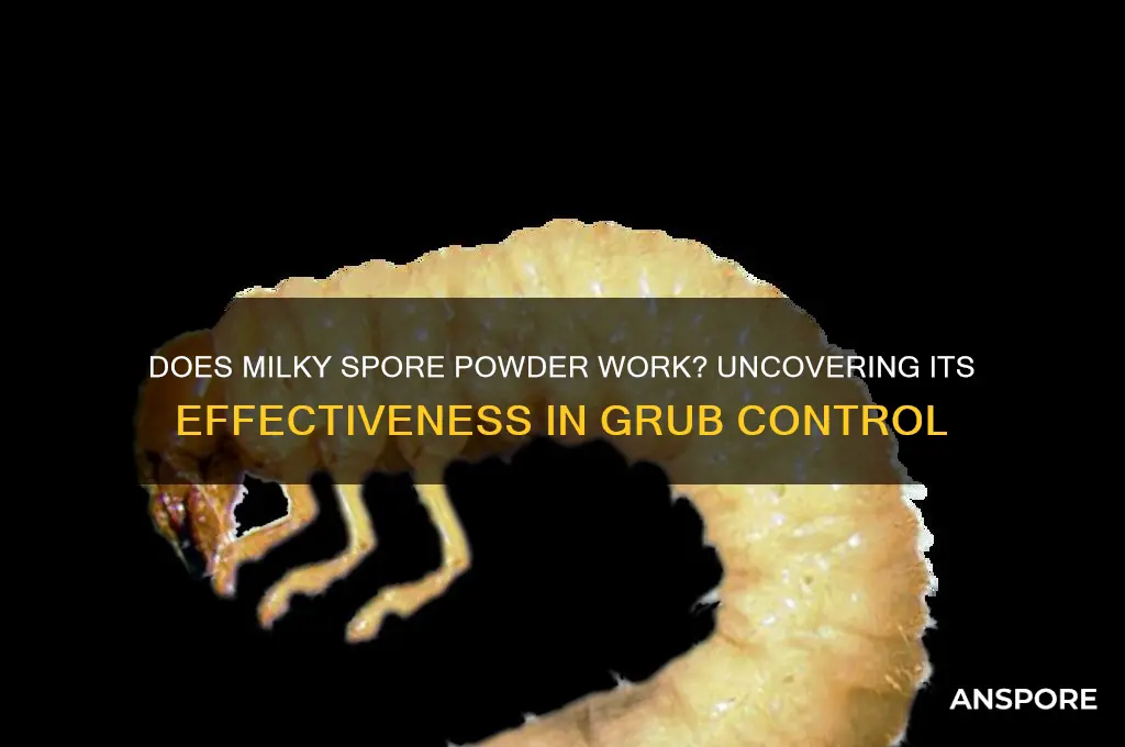 does milky spore powder work