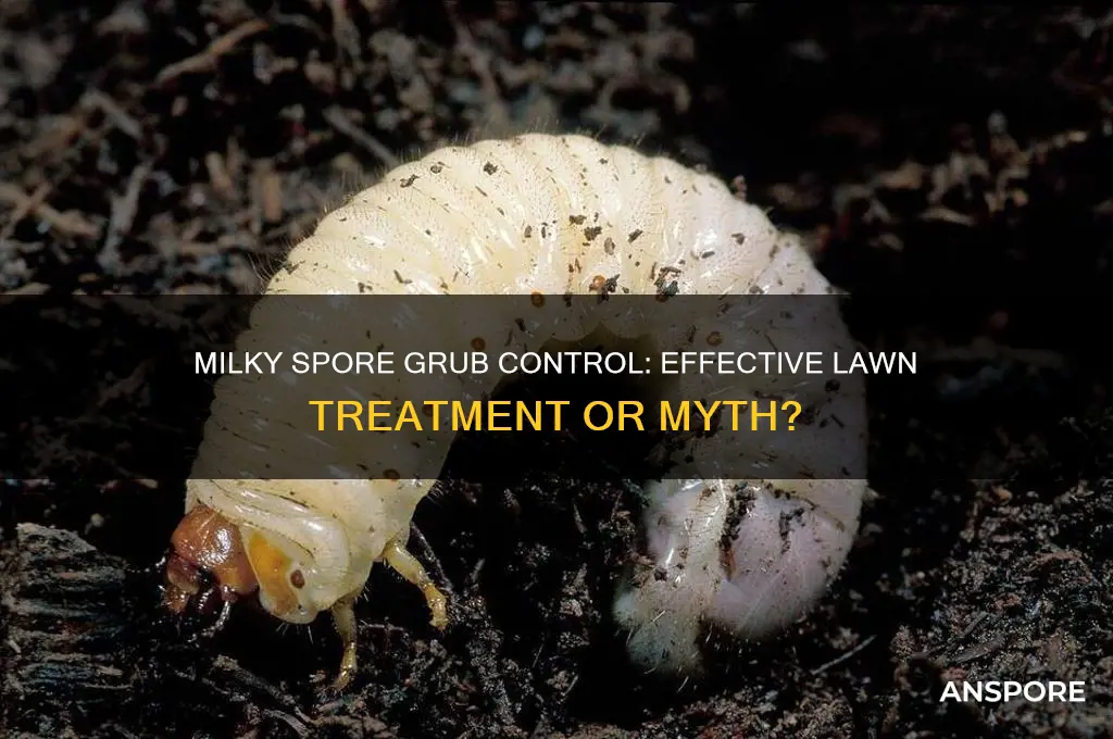 does milky spores kill off lawn grubs