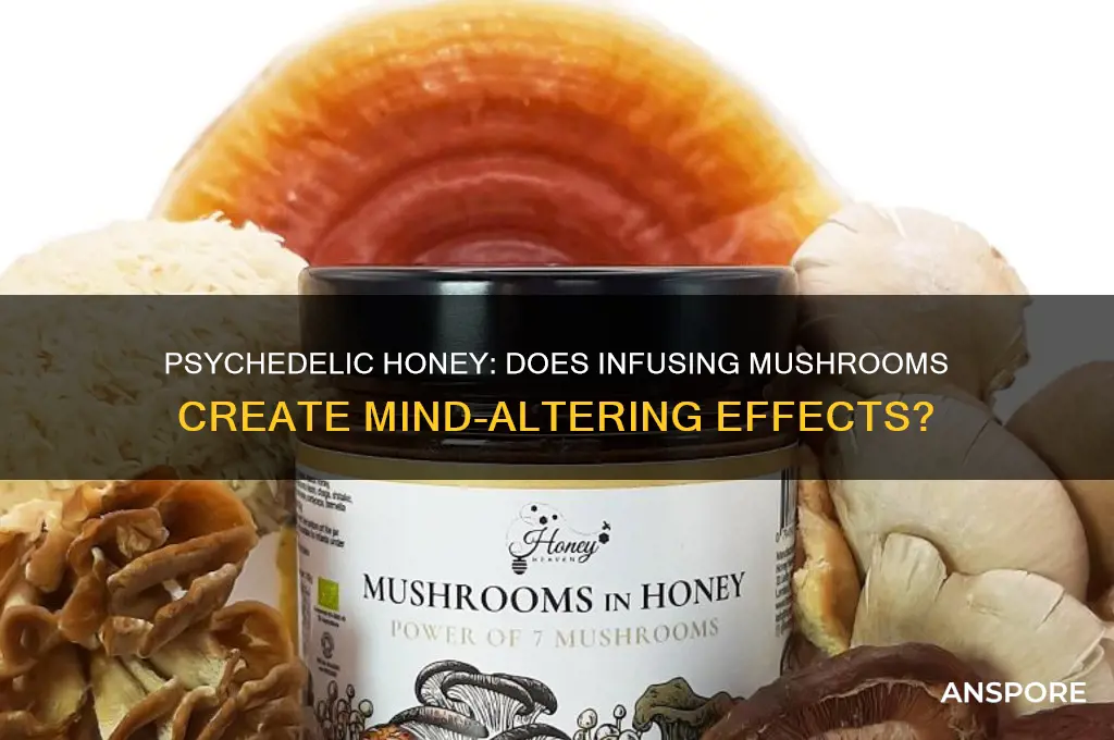 does mixing phycadelic mushrooms into honey make the honey psychedelic