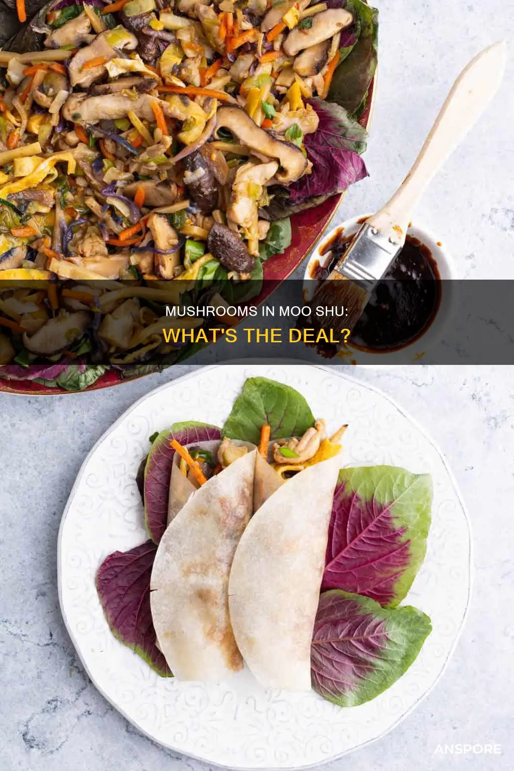 does moo shu have mushrooms