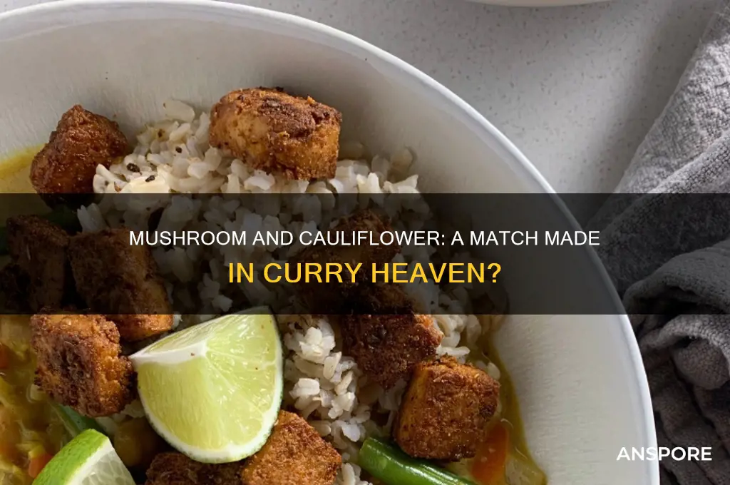 does mushroom and cauliflower go well together indian white curry