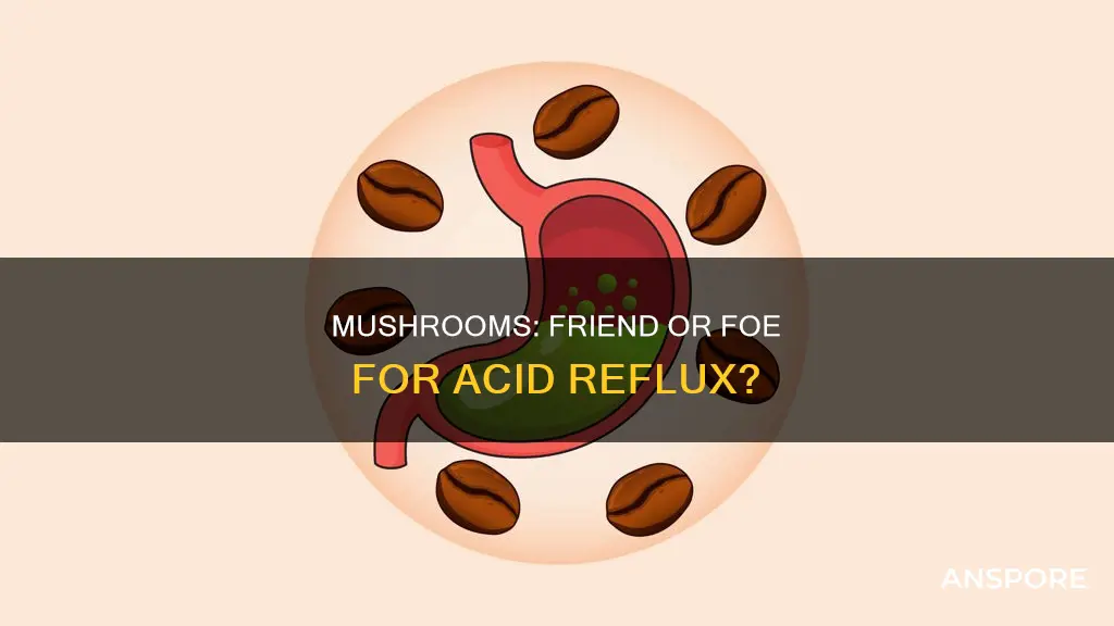 does mushroom cause acid reflux