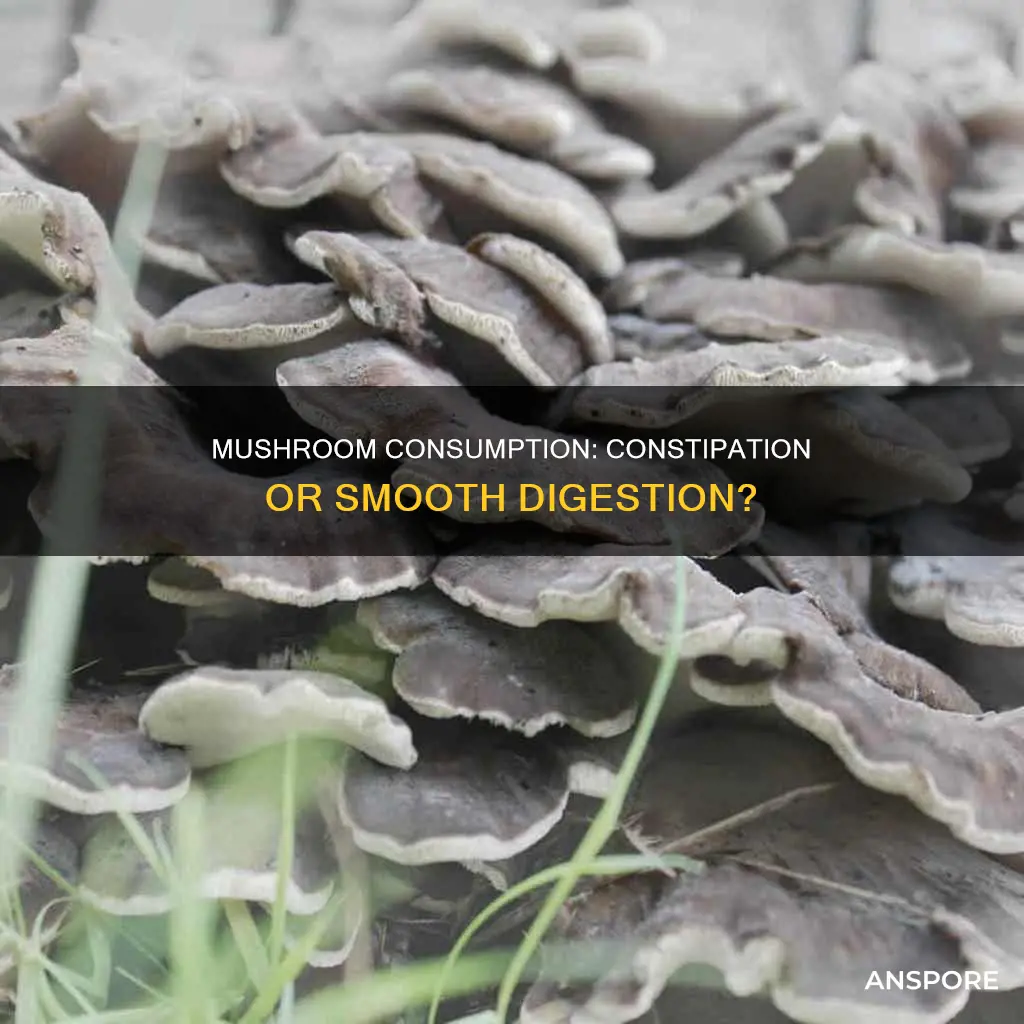 does mushroom cause constipation
