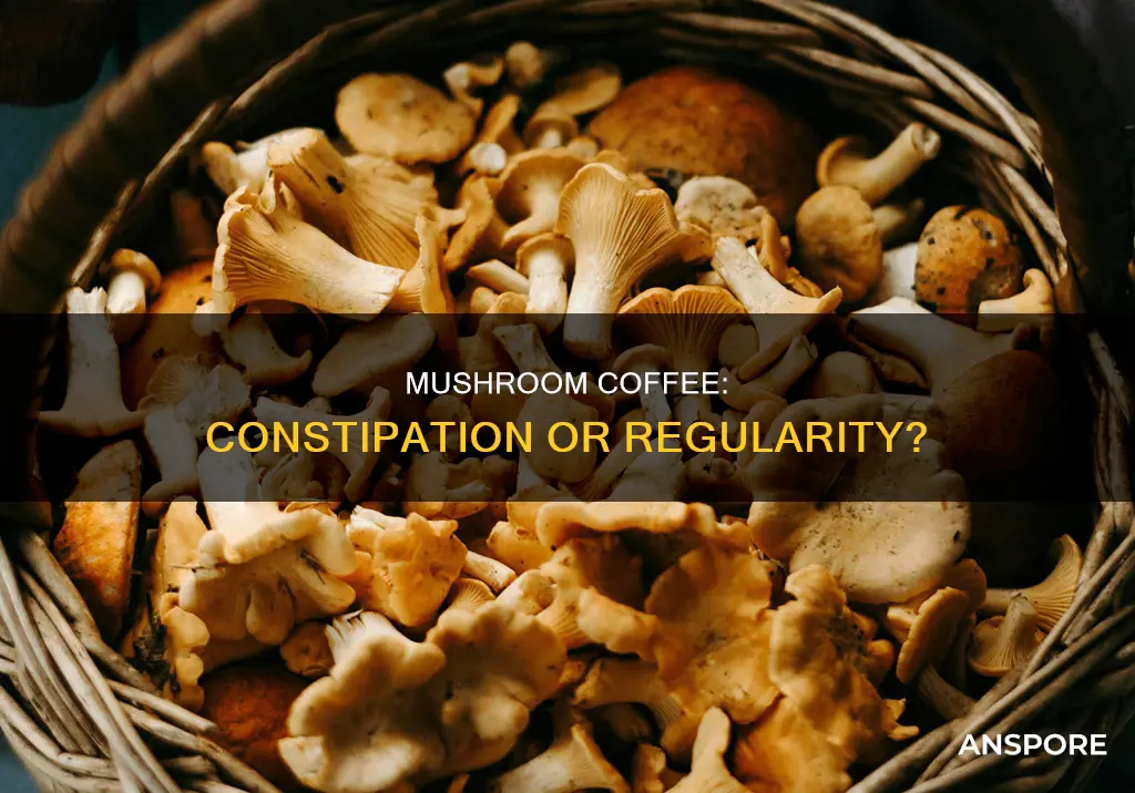 does mushroom coffee constipate you