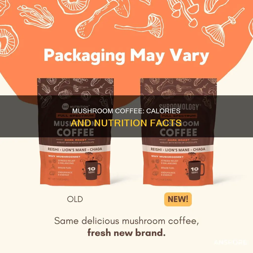 does mushroom coffee have calories