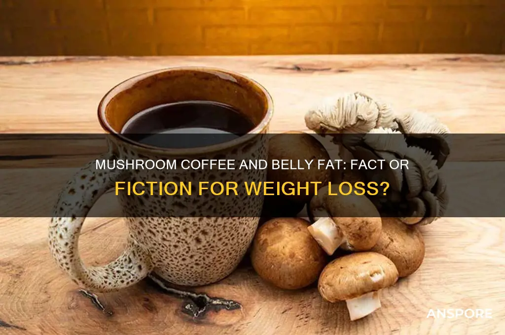 does mushroom coffee help you lose belly fat