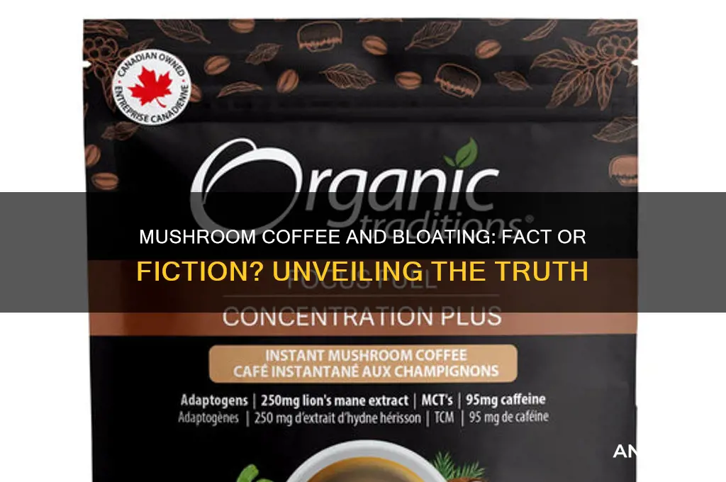 does mushroom coffee make you bloated