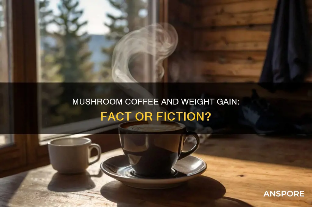 does mushroom coffee make you gain weight