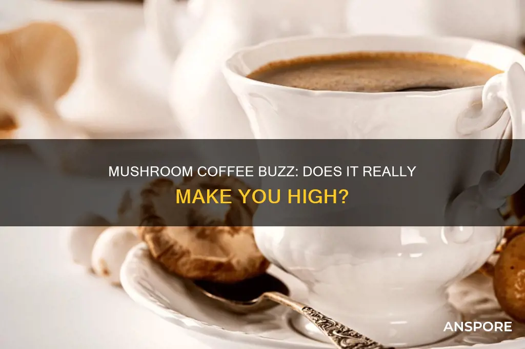does mushroom coffee make you high